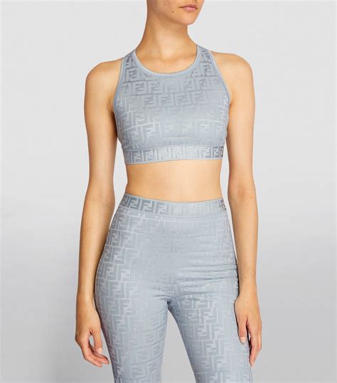 fendi crop top|fendi cropped workout top.